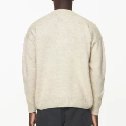 Logo Shaggy Knit Sweater Kingdom Beige 8 Logo Shaggy Knit Sweater Kingdom Beige -Fashigen Sales PGDR BUILD TO LAST E COMMERCE MENS7413