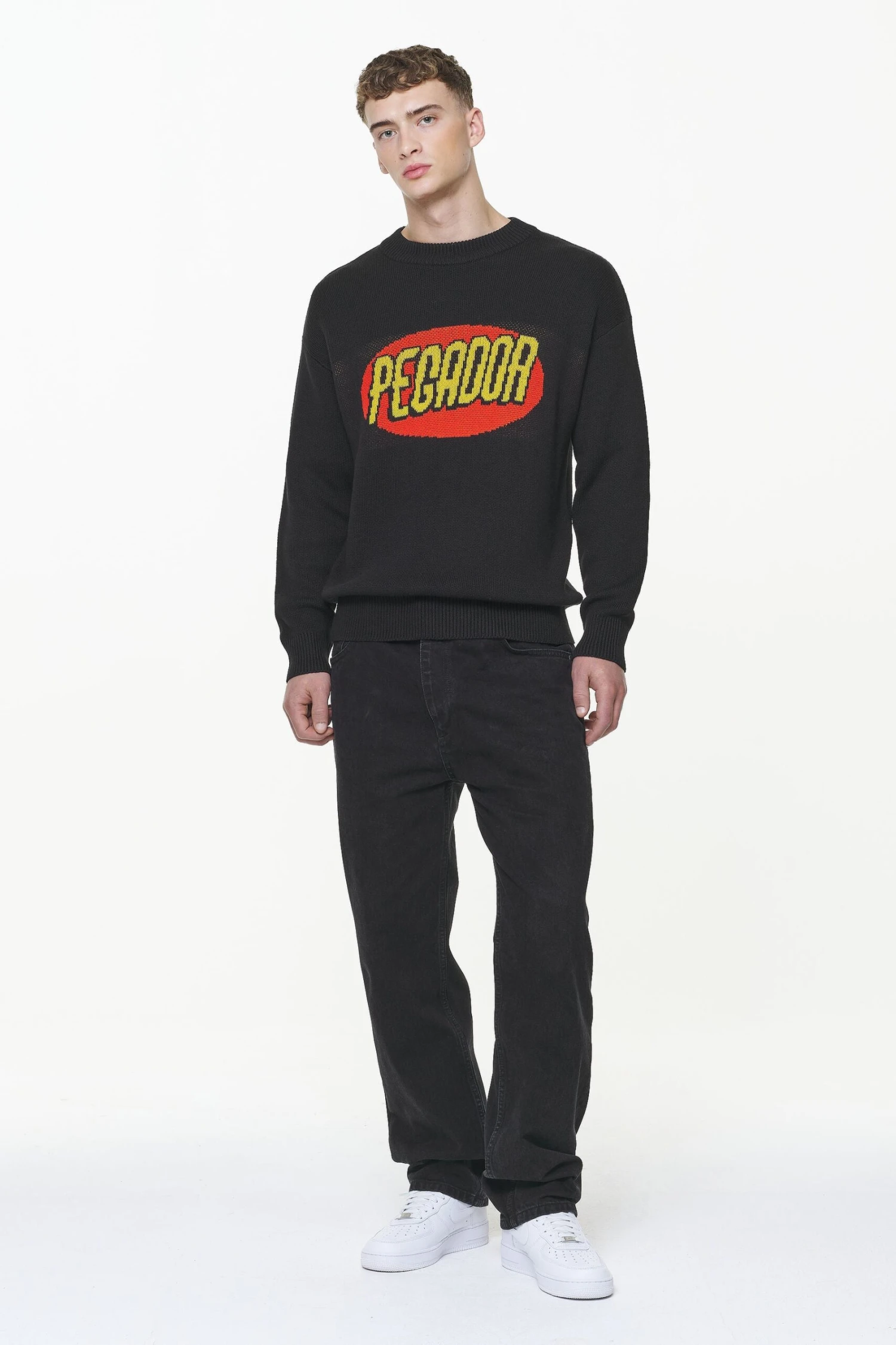 Winser Knit Sweater Onyx Black 2 Winser Knit Sweater Onyx Black - Image 2