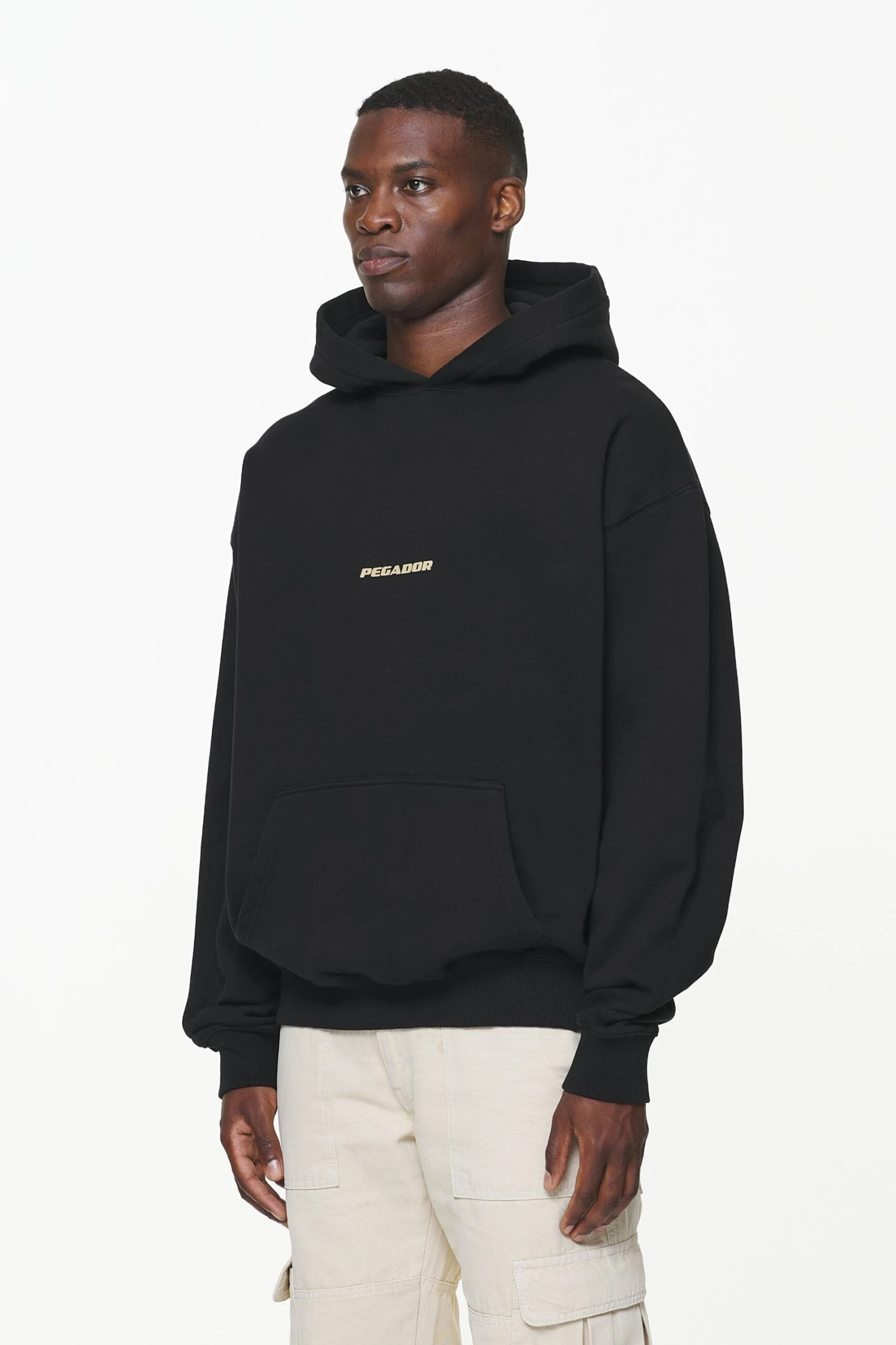 Colne Logo Oversized Hoodie Vintage Washed Onyx Black Gum 4 Colne Logo Oversized Hoodie Vintage Washed Onyx Black Gum - Image 4