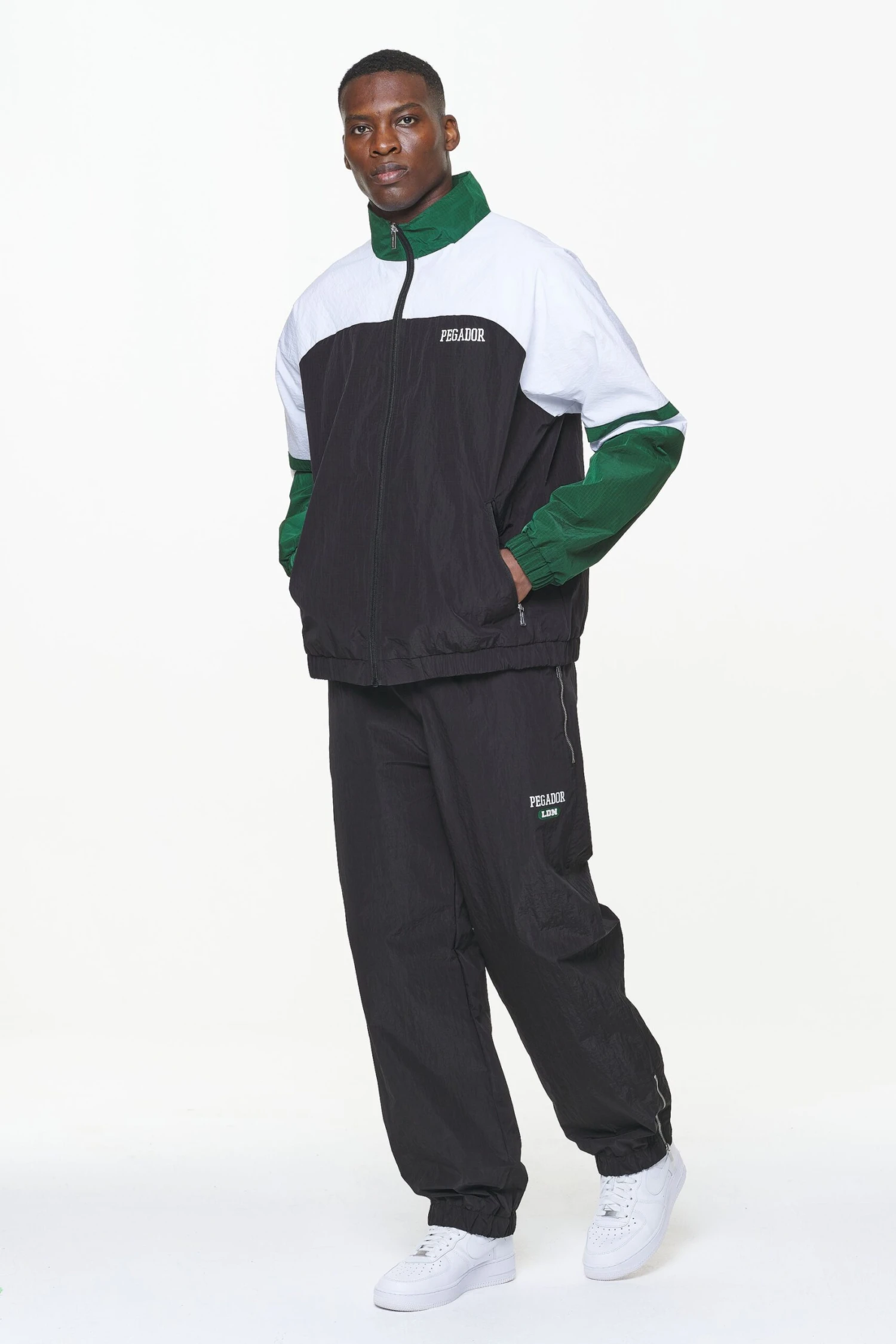 Firb Wide Track Pants Onyx Black 2 Firb Wide Track Pants Onyx Black - Image 2