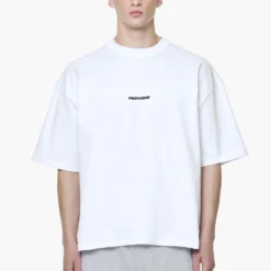 Logo Boxy Tee White