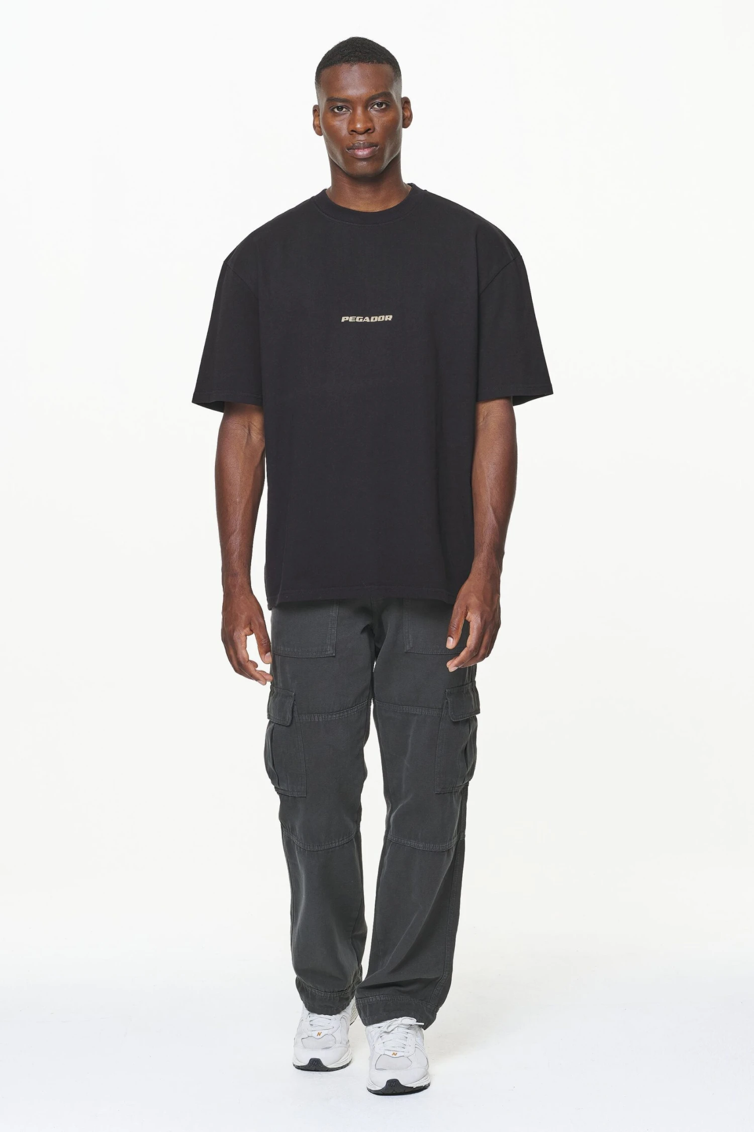 Colne Logo Oversized Tee Vintage Washed Onyx Black Gum 2 Colne Logo Oversized Tee Vintage Washed Onyx Black Gum - Image 2