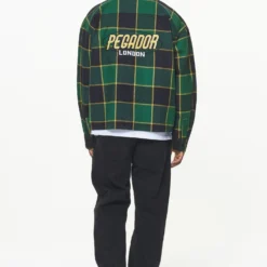 Eastfield Flannel Shirt Washed British Green Onyx Black -Fashigen Sales PGDR BUILD TO LAST E COMMERCE MENS 211159 scaled