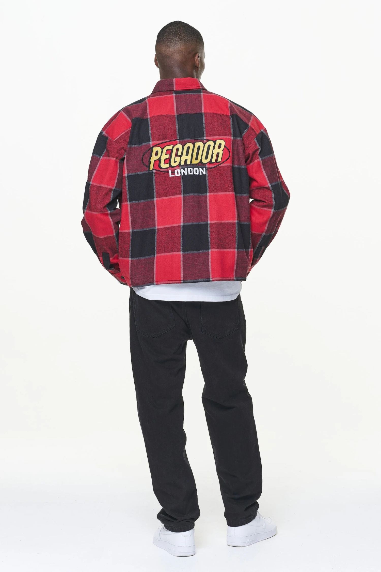 Eastfield Flannel Shirt Washed Royal Red Onyx Black 3 Eastfield Flannel Shirt Washed Royal Red Onyx Black - Image 3