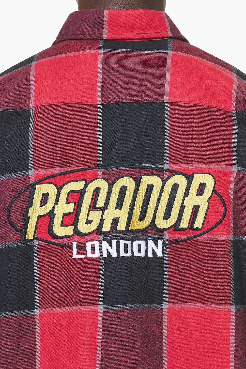 Eastfield Flannel Shirt Washed Royal Red Onyx Black 7 Eastfield Flannel Shirt Washed Royal Red Onyx Black - Image 7