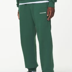 Logo Heavy Sweat Jogger Vintage Washed British Green -Fashigen Sales PGDR BUILD TO LAST PANTS MENS0130