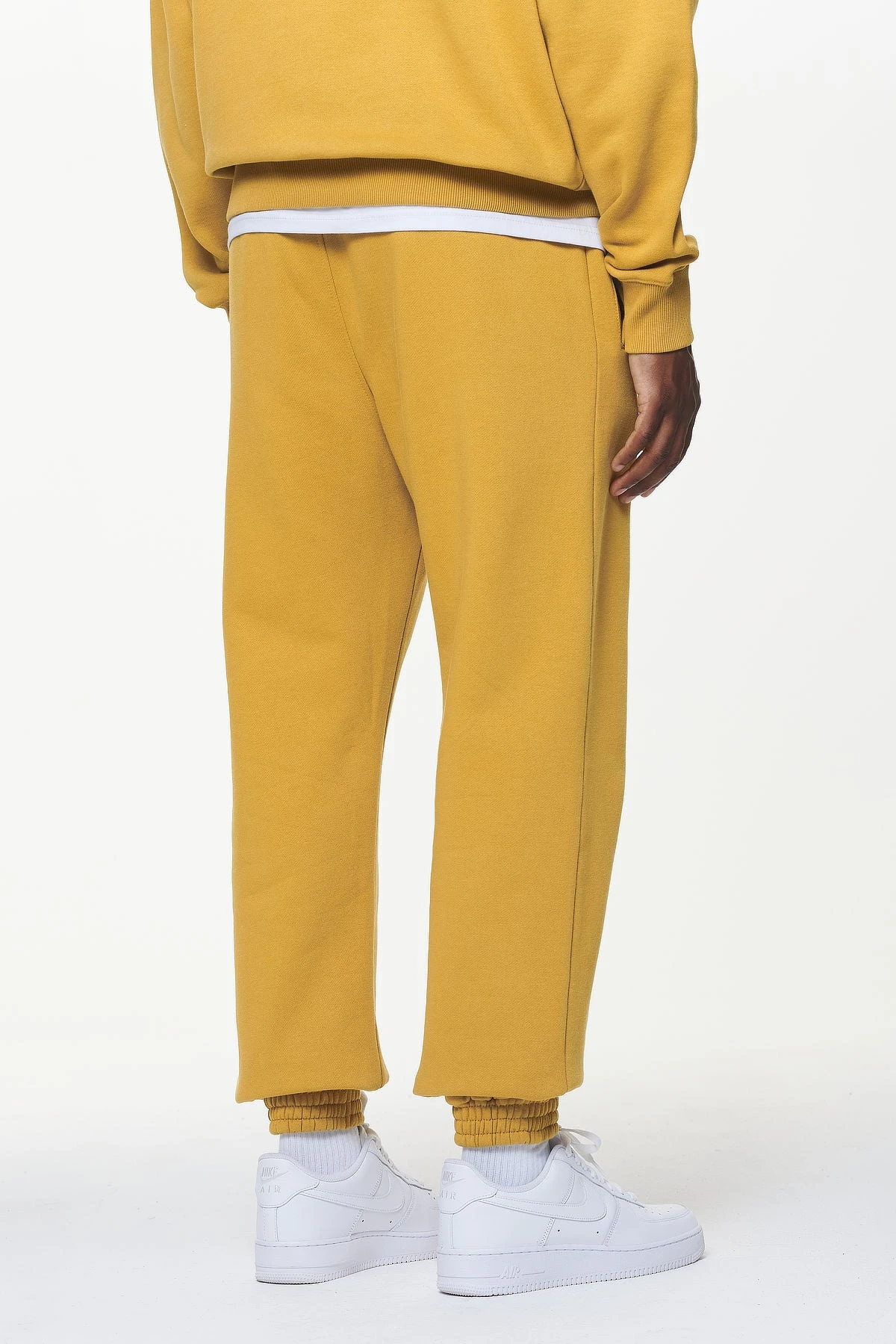 Logo Heavy Sweat Jogger Vintage Washed Mustard 4 Logo Heavy Sweat Jogger Vintage Washed Mustard - Image 4