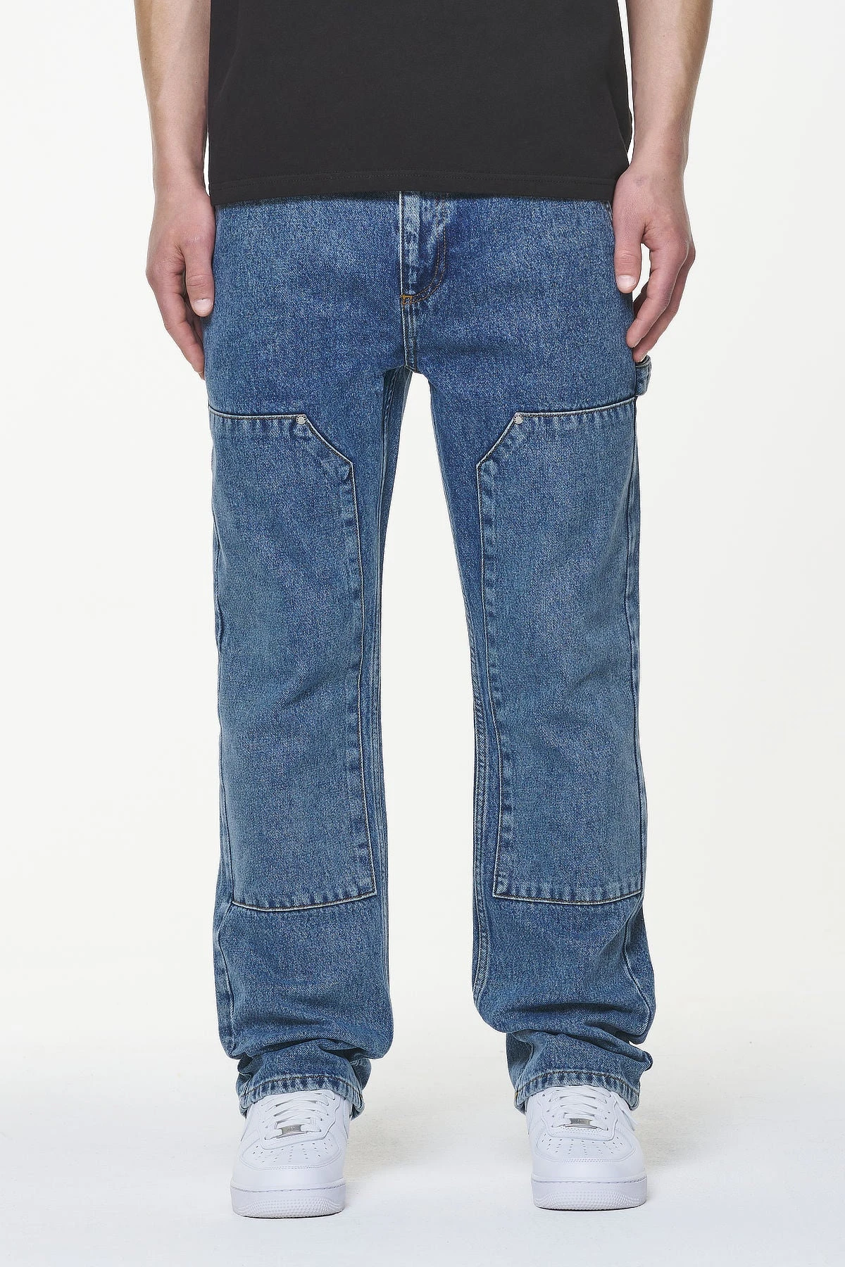 Cassido Carpenter Jeans Washed Blue 1 Cassido Carpenter Jeans Washed Blue