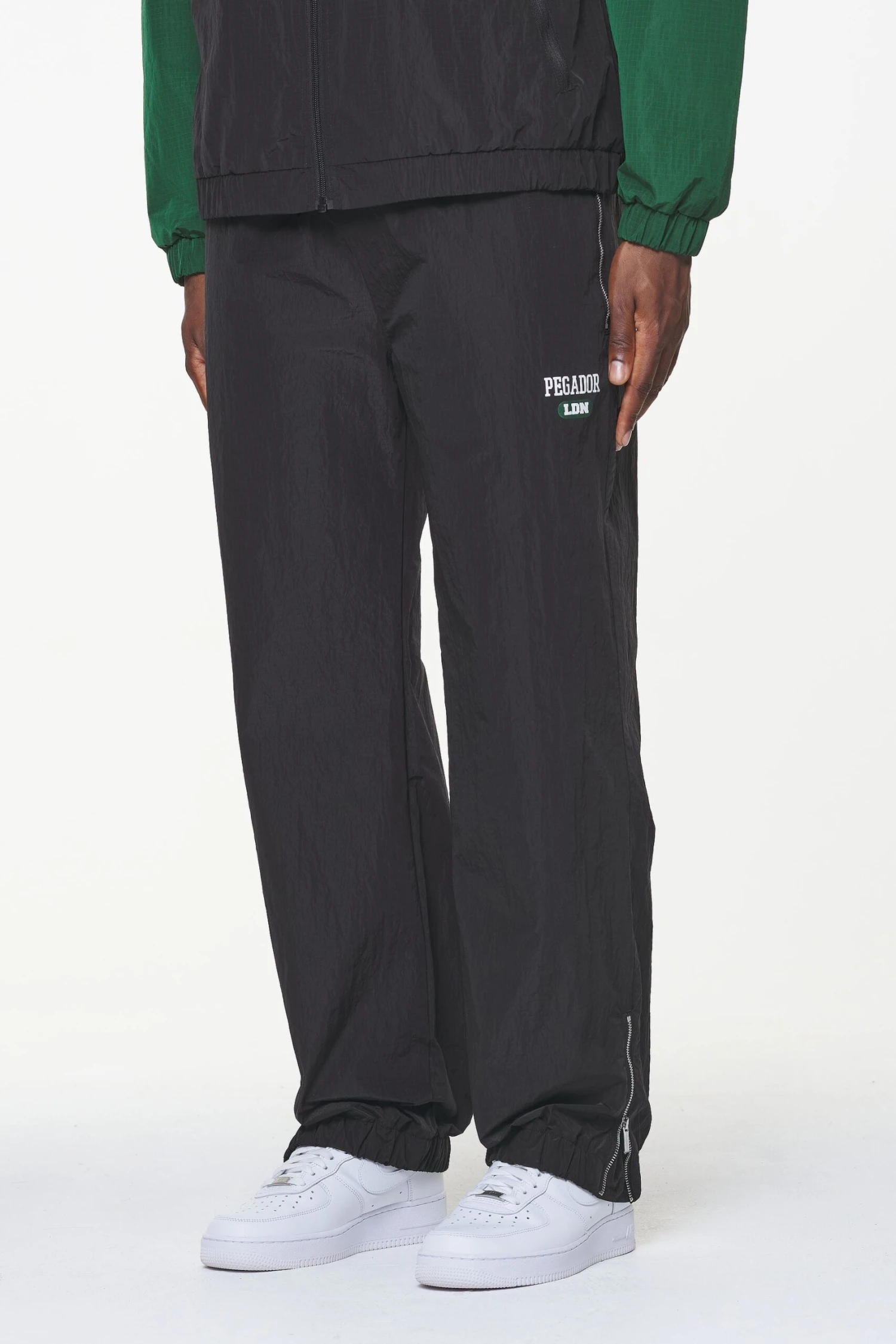 Firb Wide Track Pants Onyx Black 4 Firb Wide Track Pants Onyx Black - Image 4