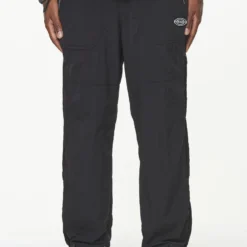 Cassidy Wide Tech Pants Onyx Black