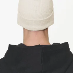 Logo Beanie Kingdom Beige White 6 Logo Beanie Kingdom Beige White -Fashigen Sales PGDR BUILT TO LAST E COMMERCE MENS HATS9395