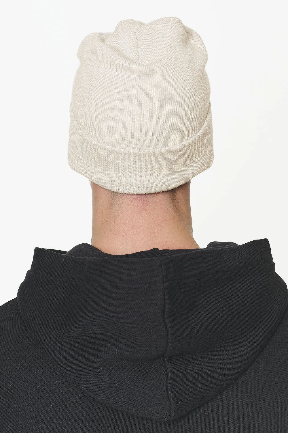 Logo Beanie Kingdom Beige White 3 Logo Beanie Kingdom Beige White - Image 3