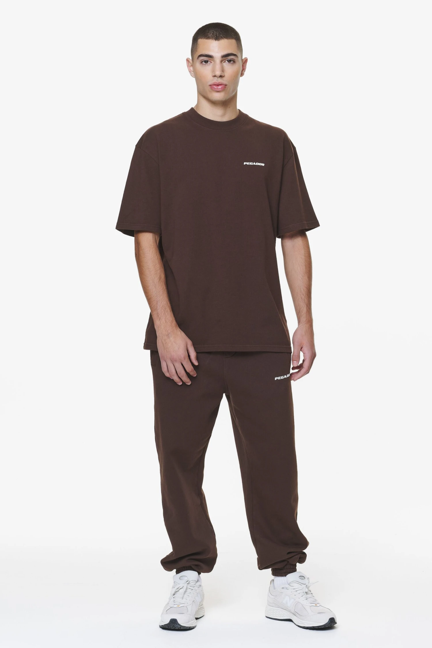 Logo Heavy Sweat Jogger Washed Oak Brown Gum 2 Logo Heavy Sweat Jogger Washed Oak Brown Gum - Image 2