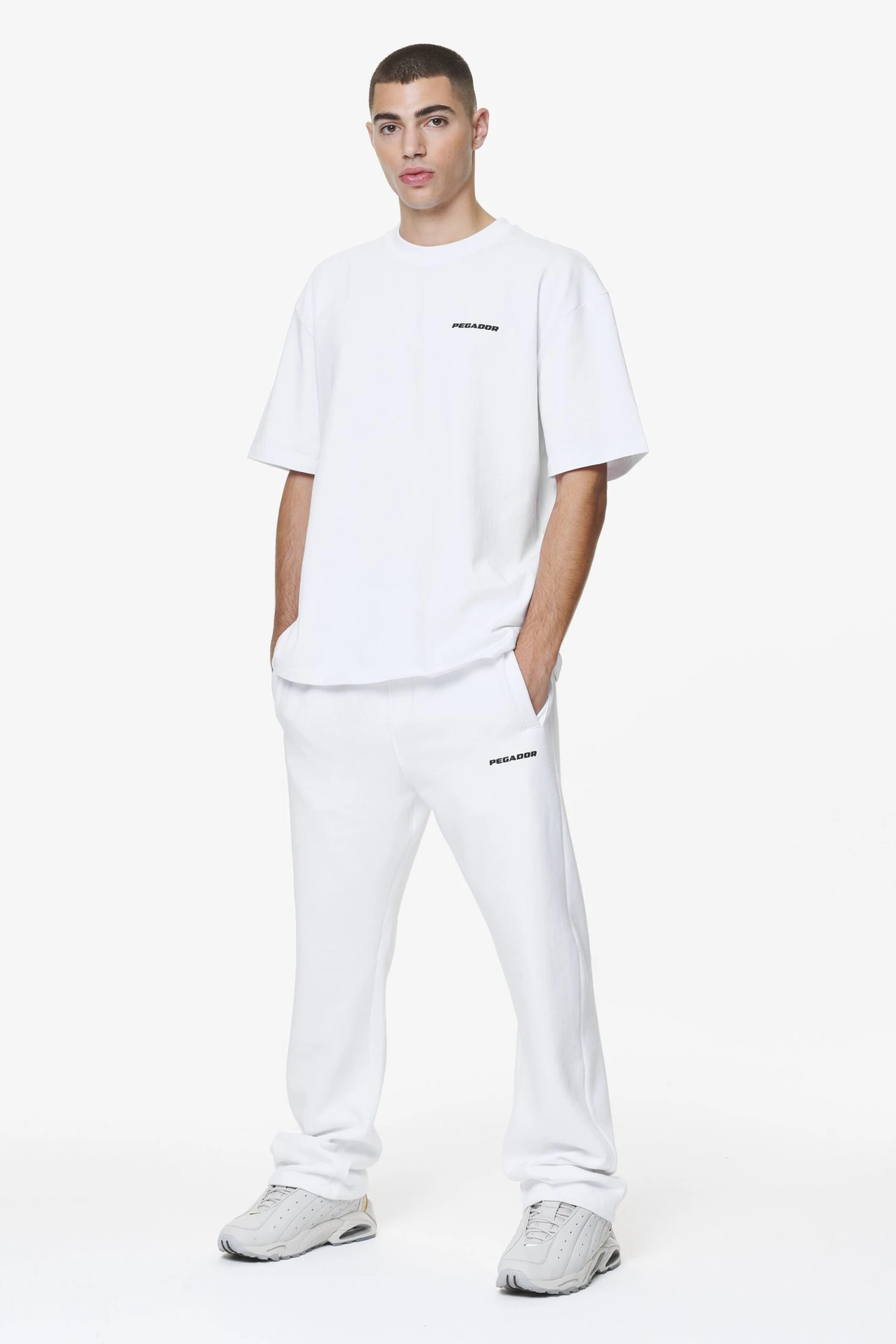 Logo Wide Sweat Pants White Gum 2 Logo Wide Sweat Pants White Gum - Image 2