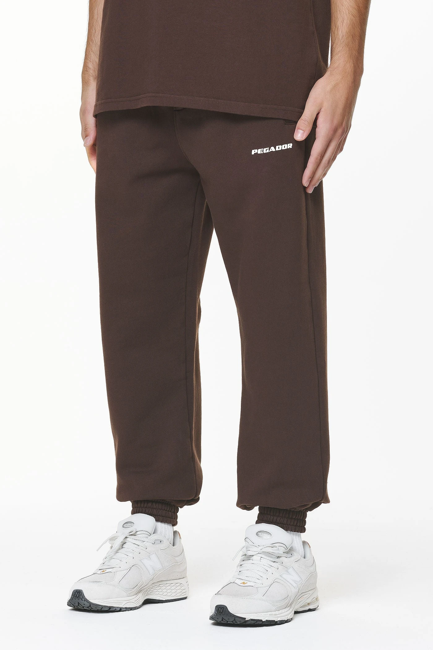 Logo Heavy Sweat Jogger Washed Oak Brown Gum 3 Logo Heavy Sweat Jogger Washed Oak Brown Gum - Image 3