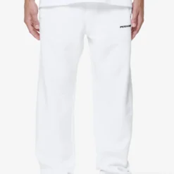 Logo Wide Sweat Pants White Gum