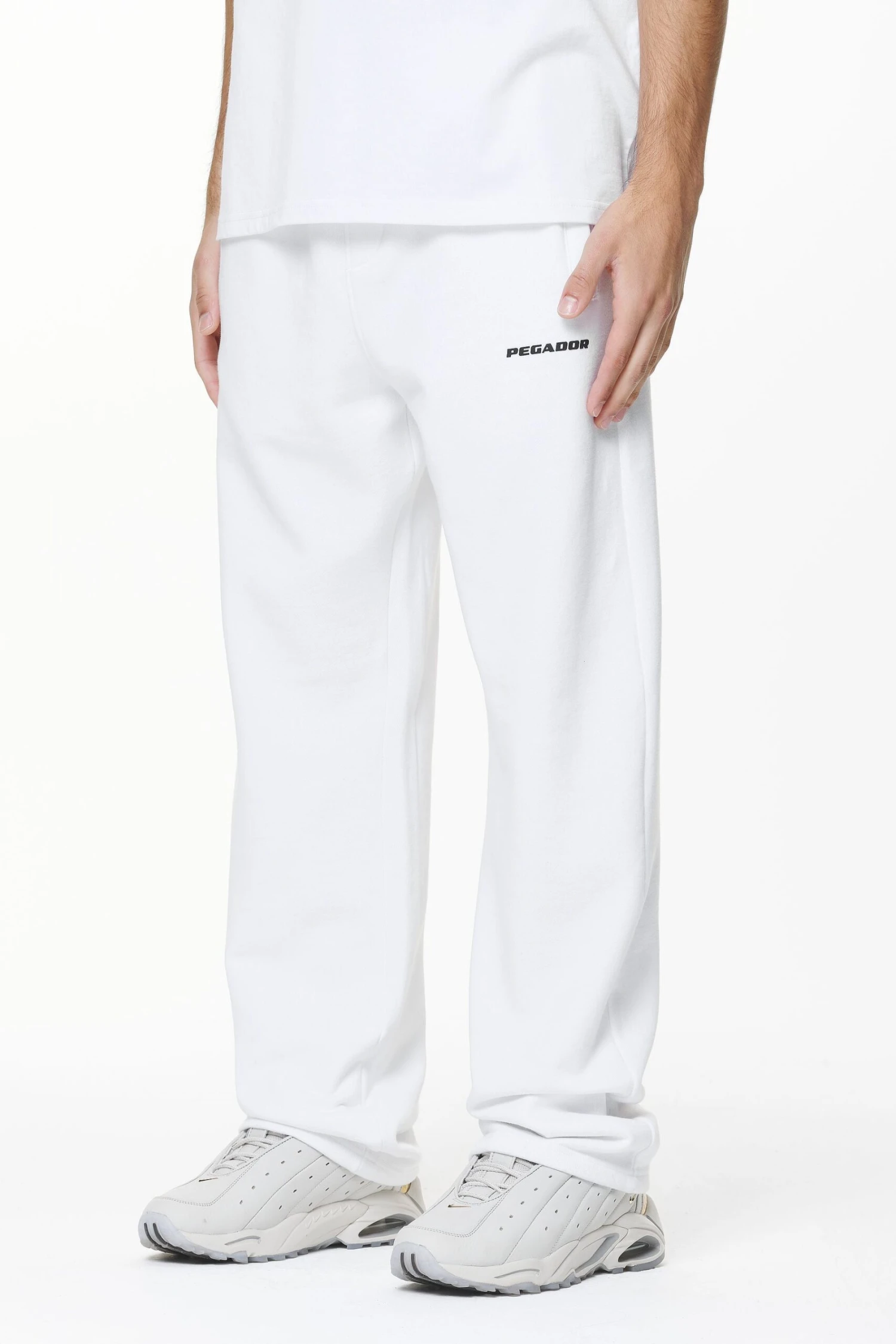 Logo Wide Sweat Pants White Gum 3 Logo Wide Sweat Pants White Gum - Image 3