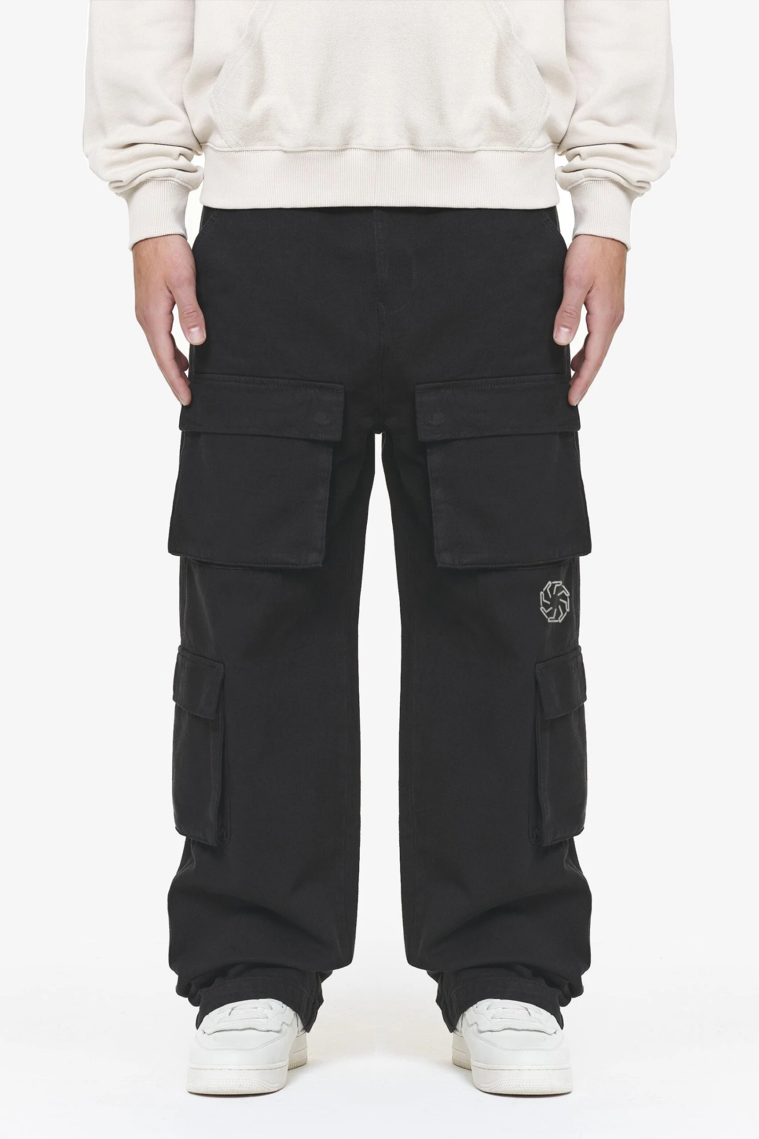 Bantam Wide Cargo Pants Black 1 Bantam Wide Cargo Pants Black