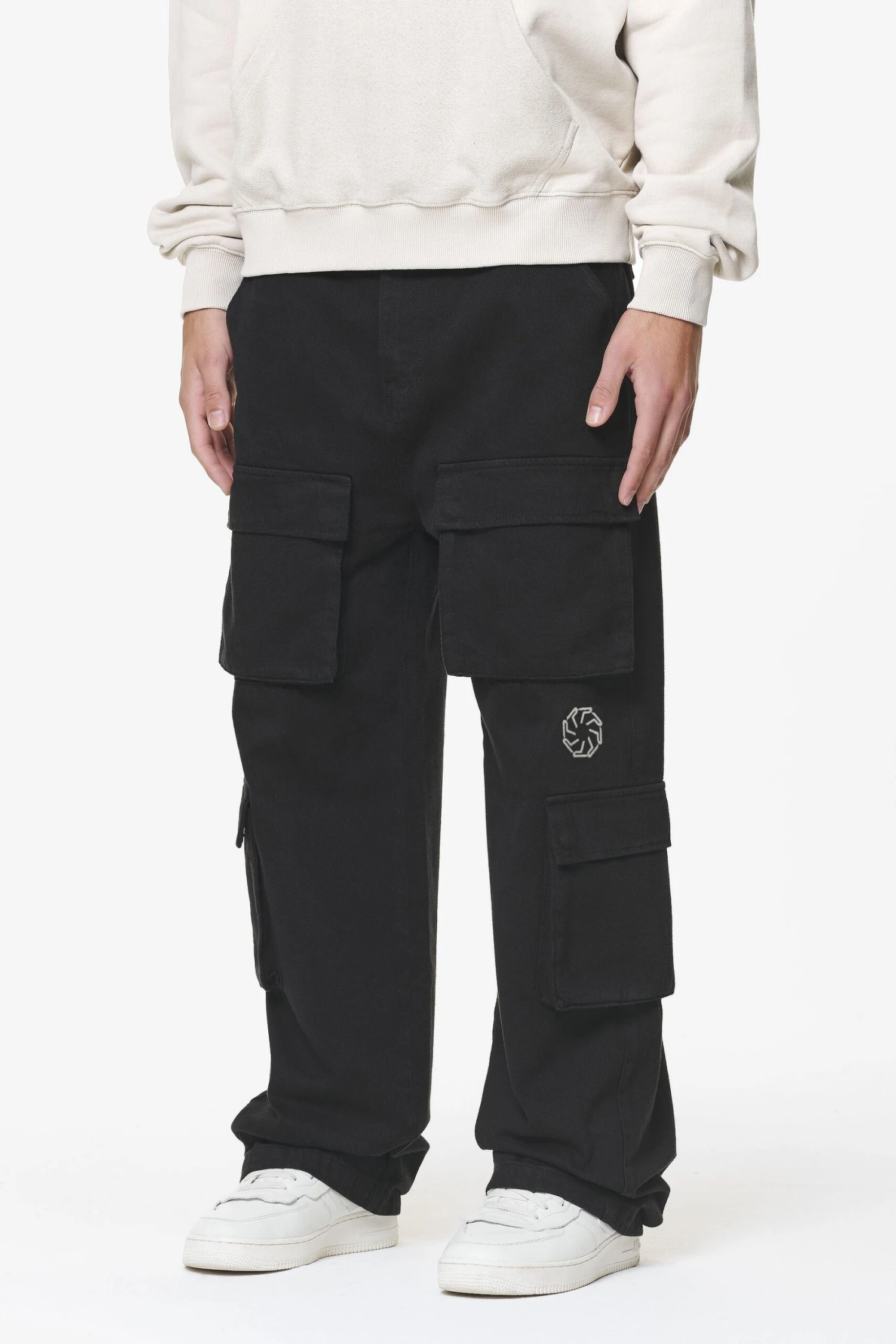 Bantam Wide Cargo Pants Black 4 Bantam Wide Cargo Pants Black - Image 4