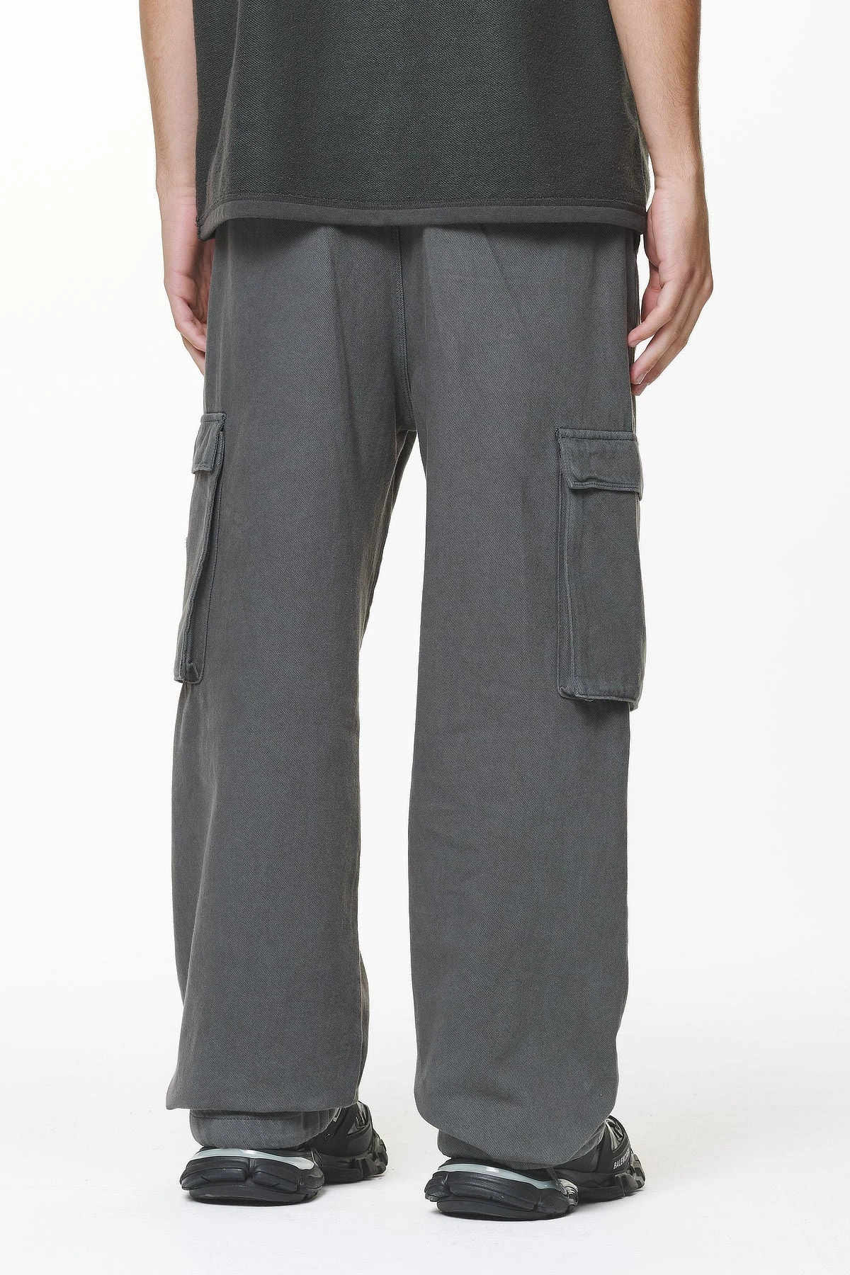 Paden Wide Cargo Pants Volcano Grey 5 Paden Wide Cargo Pants Volcano Grey - Image 5