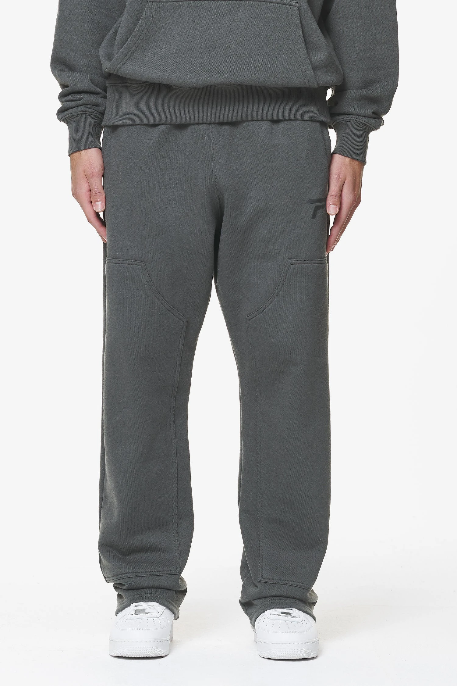 Tacona Carpenter Sweat Pants Washed Volcano Grey 1 Tacona Carpenter Sweat Pants Washed Volcano Grey