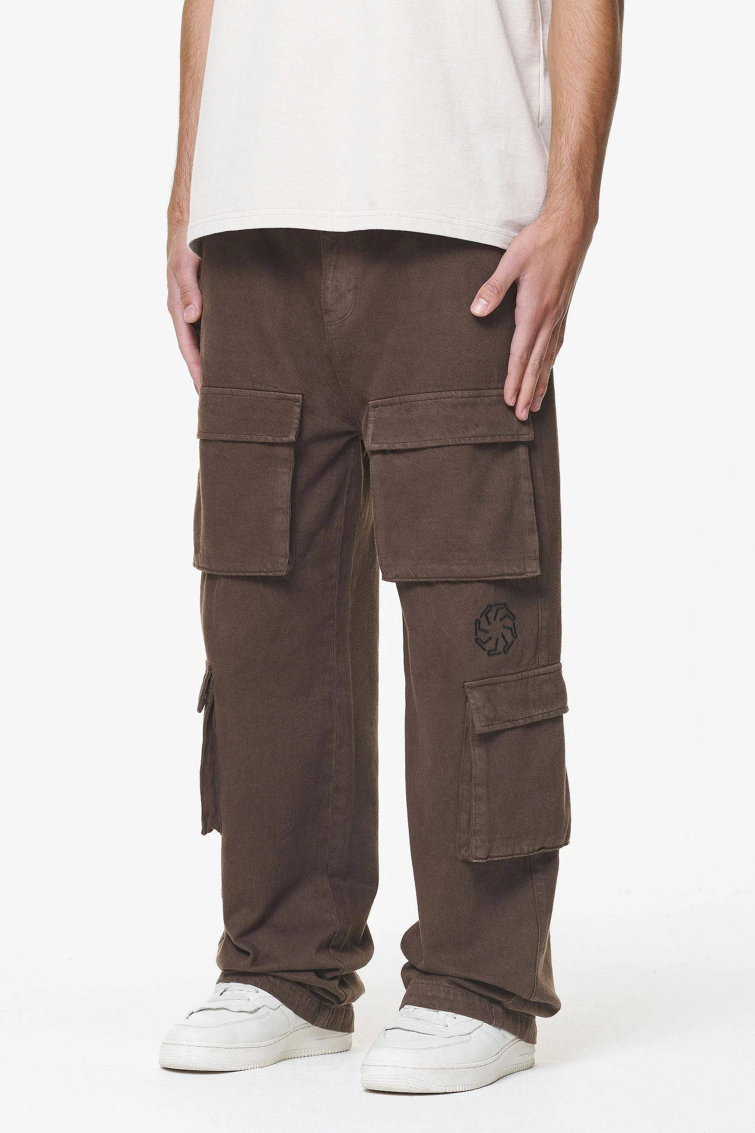 Bantam Wide Cargo Pants Oak Brown 4 Bantam Wide Cargo Pants Oak Brown - Image 4