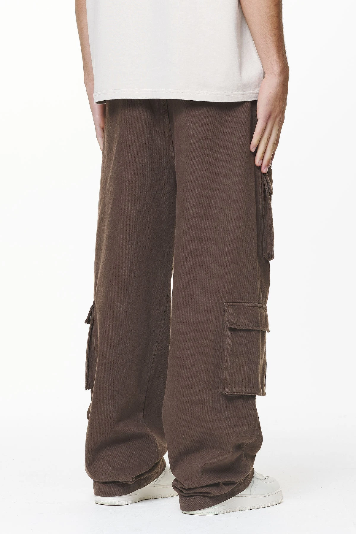 Bantam Wide Cargo Pants Oak Brown 5 Bantam Wide Cargo Pants Oak Brown - Image 5