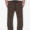 Tacona Carpenter Sweat Pants Washed Oak Brown