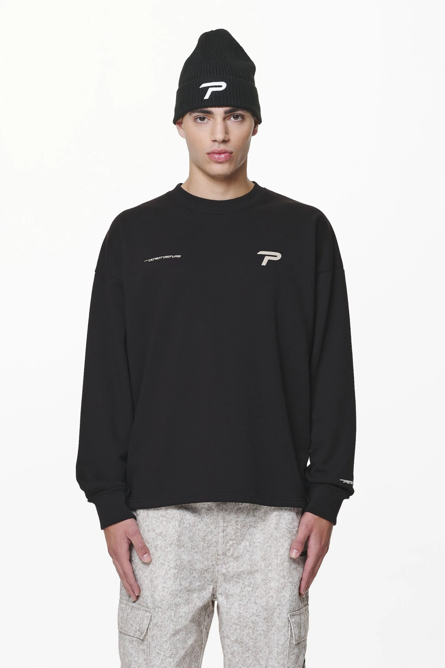 Barone Oversized Longsleeve Black 3 Barone Oversized Longsleeve Black - Image 3