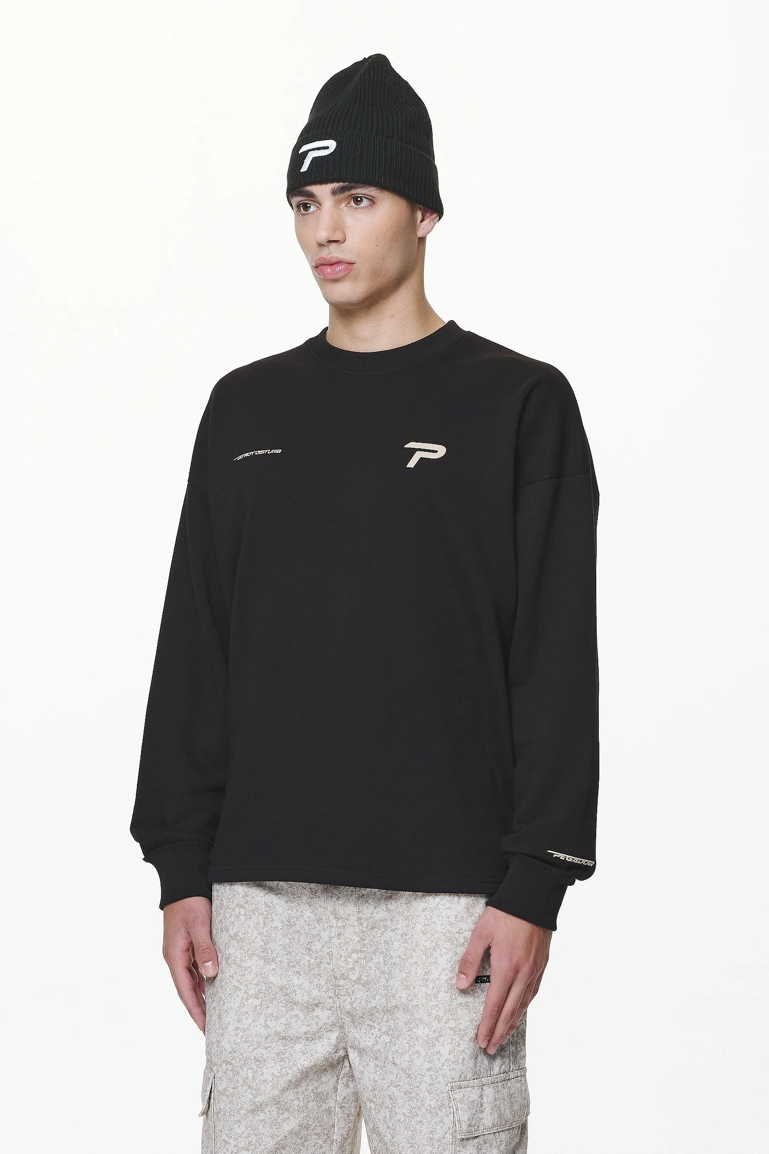 Barone Oversized Longsleeve Black 4 Barone Oversized Longsleeve Black - Image 4