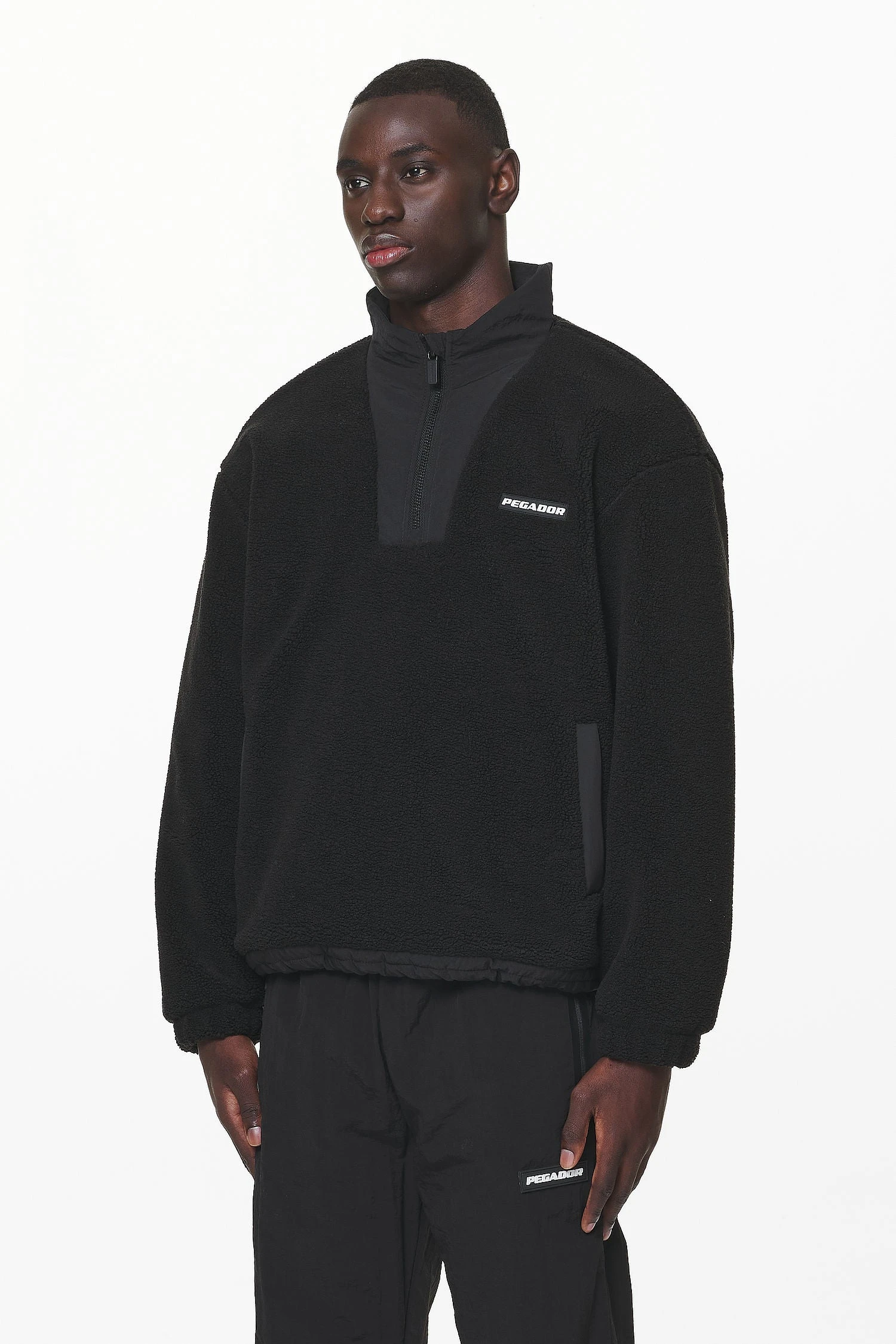 Fierro Teddy Halfzip Sweater Black 3 Fierro Teddy Halfzip Sweater Black - Image 3