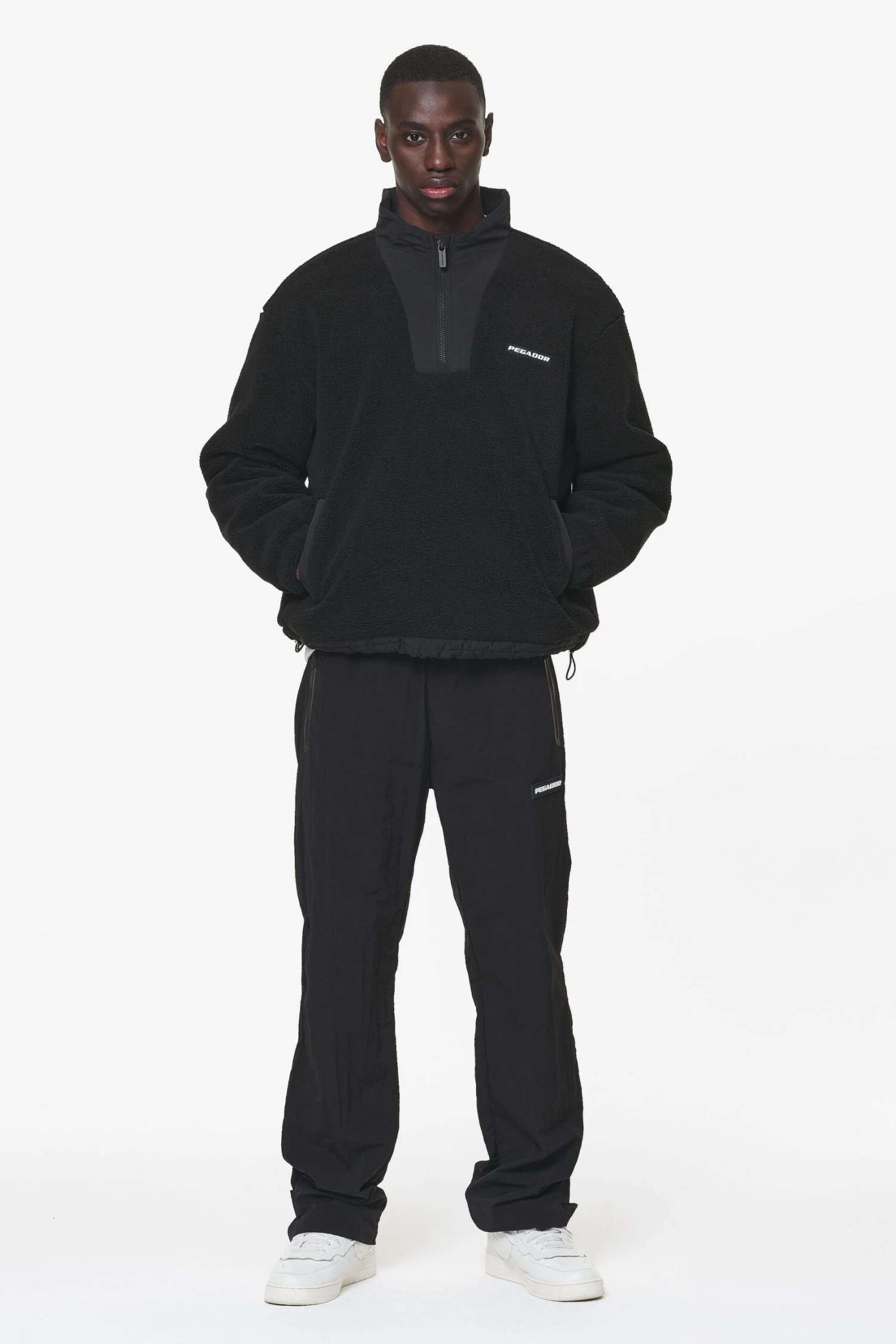 Fierro Teddy Halfzip Sweater Black 2 Fierro Teddy Halfzip Sweater Black - Image 2