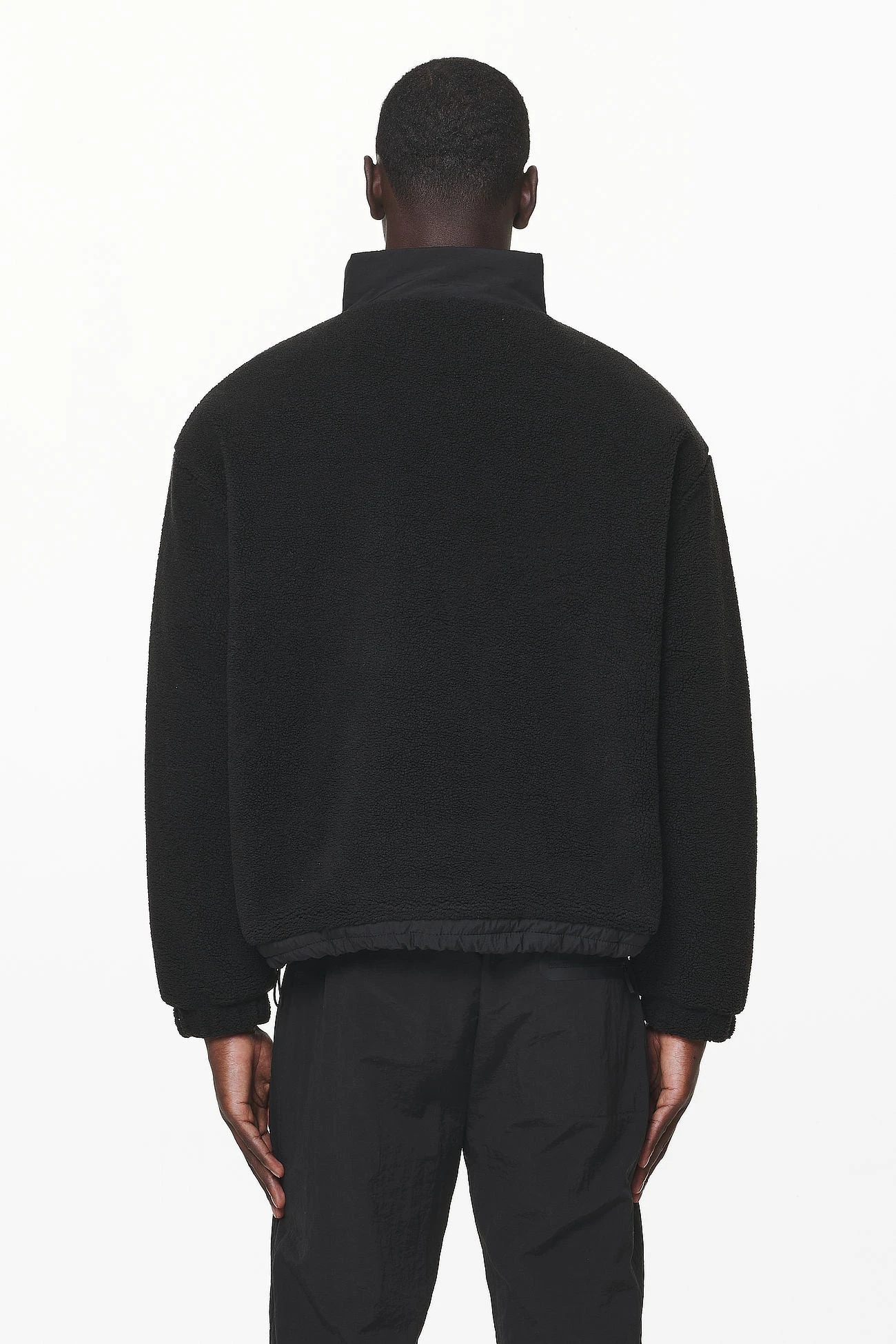 Fierro Teddy Halfzip Sweater Black 4 Fierro Teddy Halfzip Sweater Black - Image 4