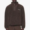 Fierro Teddy Halfzip Sweater Oak Brown