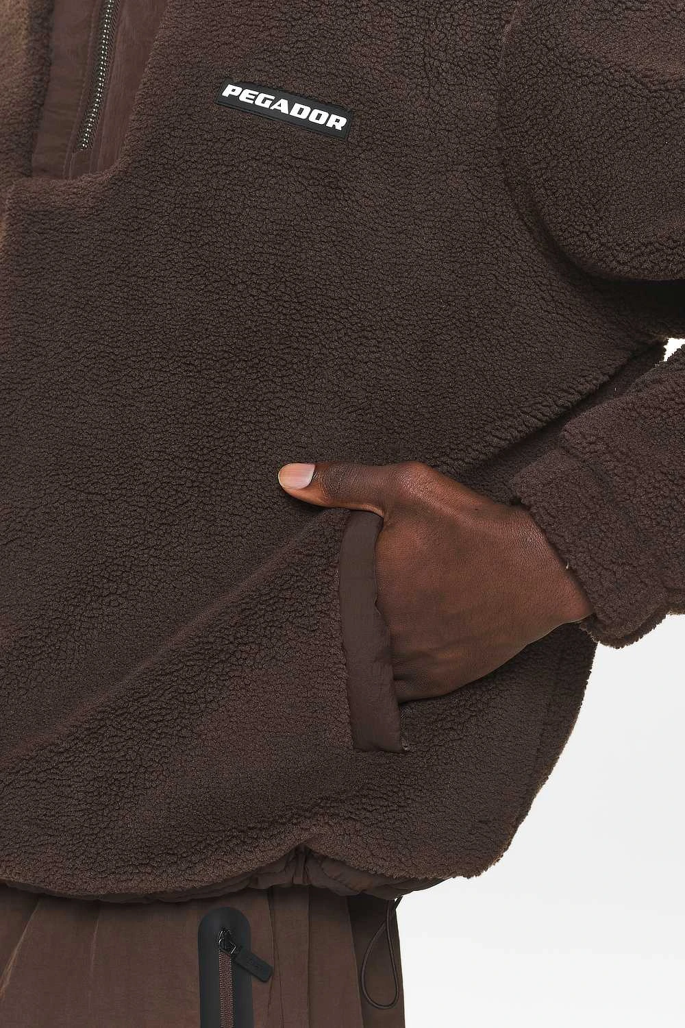Fierro Teddy Halfzip Sweater Oak Brown 6 Fierro Teddy Halfzip Sweater Oak Brown - Image 6