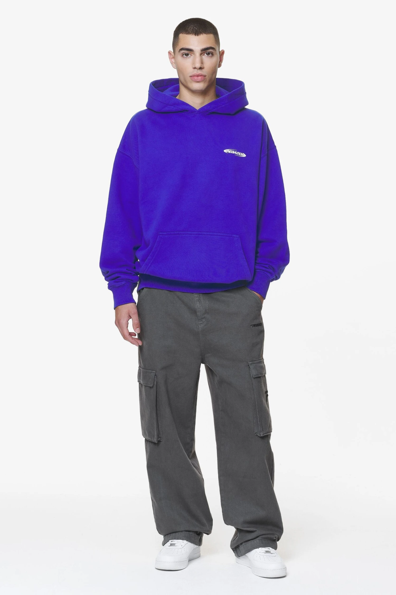Crail Oversized Hoodie Washed Endless Blue 2 Crail Oversized Hoodie Washed Endless Blue - Image 2