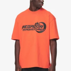 Eazor Oversized Tee Washed Signal Red