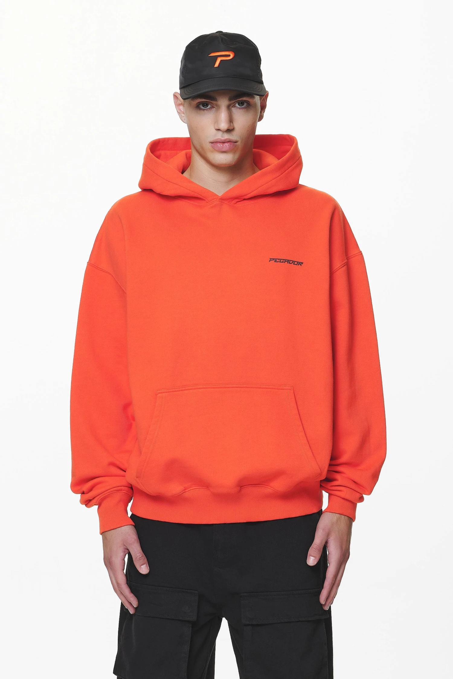 Devon Oversized Hoodie Washed Signal Red 3 Devon Oversized Hoodie Washed Signal Red - Image 3