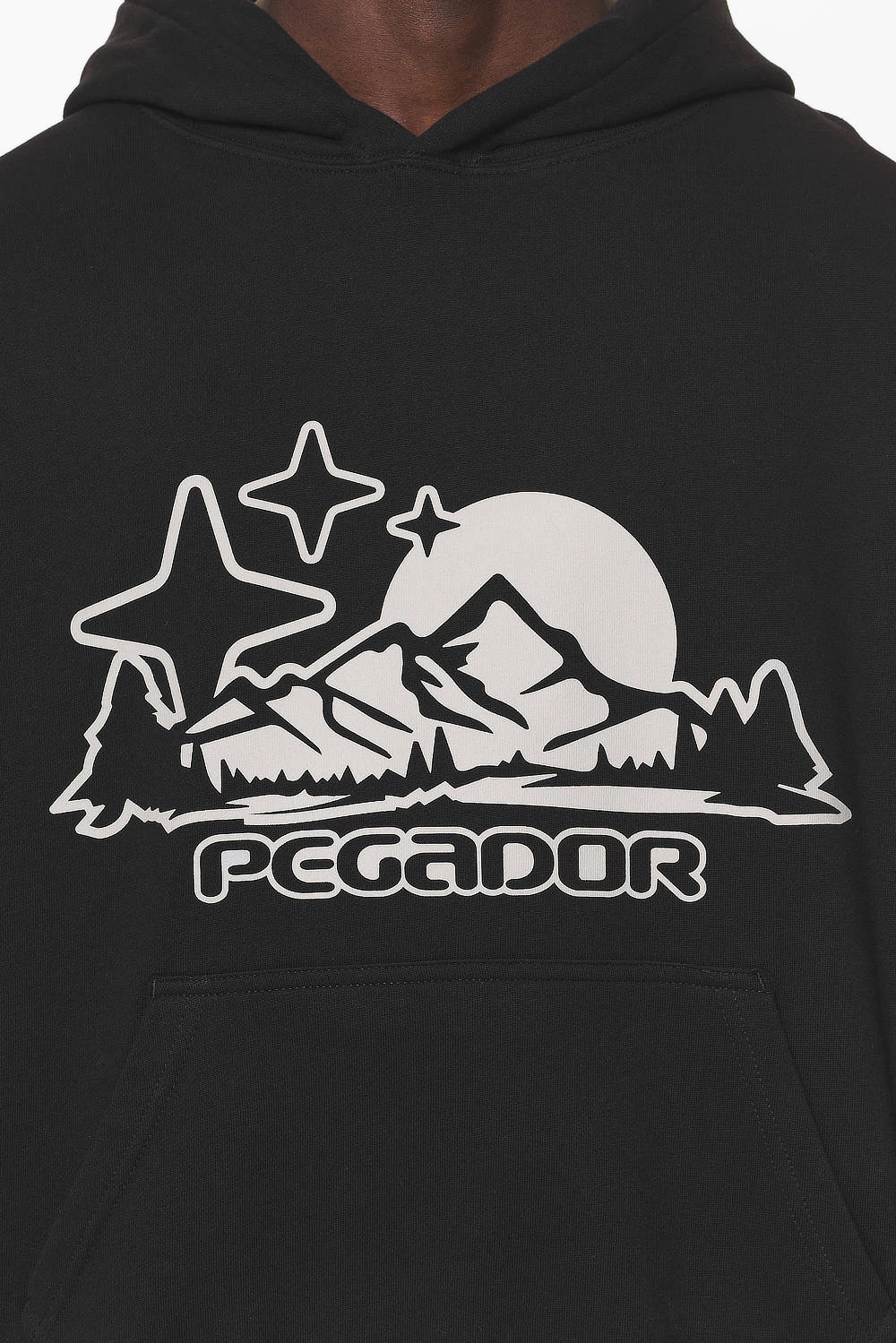 Pansy Boxy Hoodie Black 5 Pansy Boxy Hoodie Black - Image 5