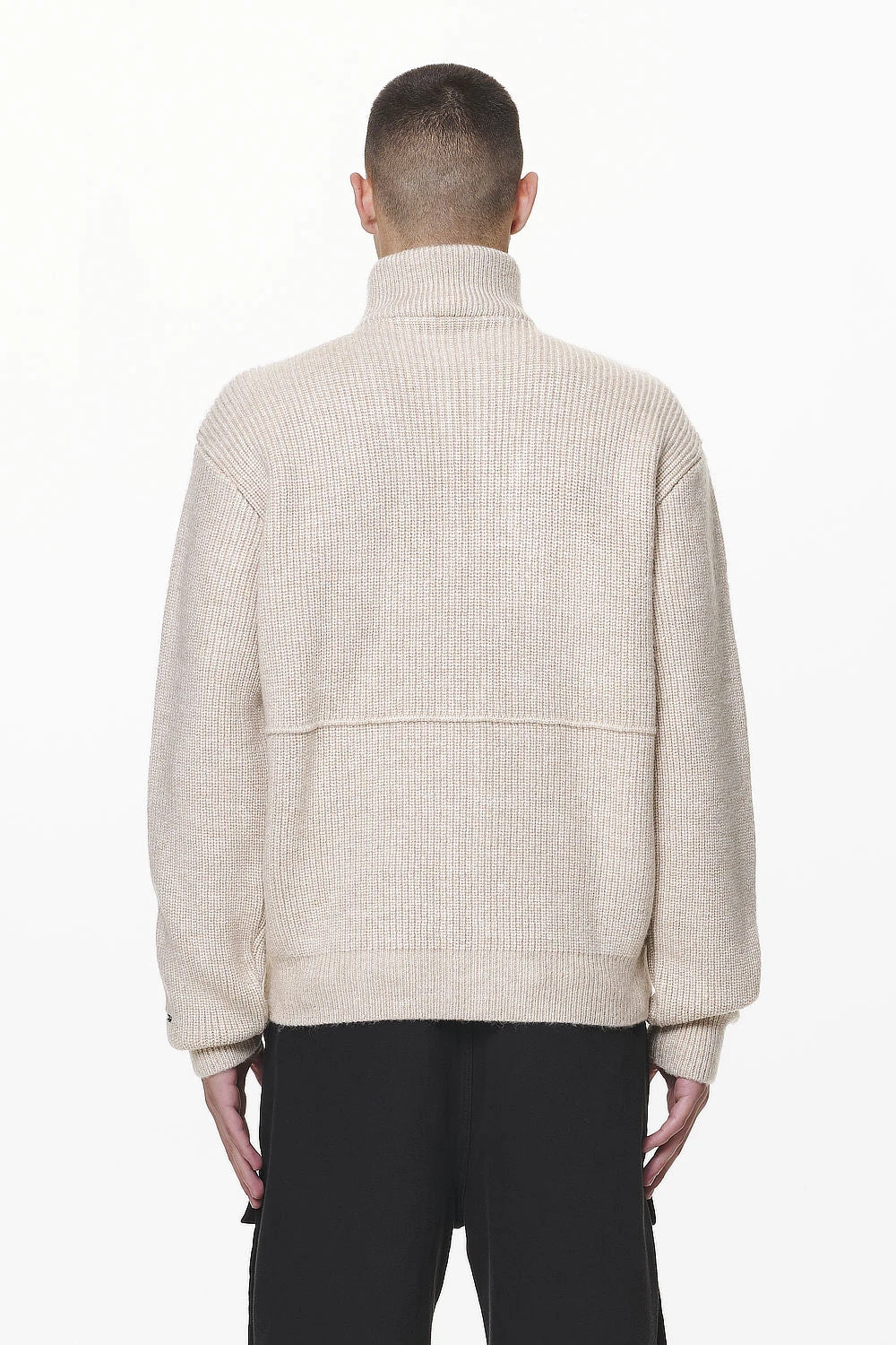 Riggo Heavy Knit Jacket Dust Cream 4 Riggo Heavy Knit Jacket Dust Cream - Image 4