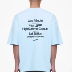 Caesar Boxy Tee Vintage Aqua