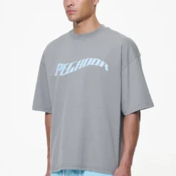 Kinley Boxy Tee Heavy Washed Cool Grey -Fashigen Sales PGDR LAST MINUTE E COMMERCE44996