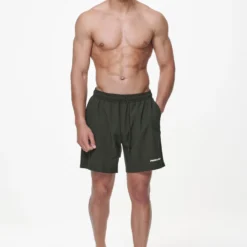 Logo Swim Shorts Dark Olive -Fashigen Sales PGDR LAST MINUTE E COMMERCE45107 scaled