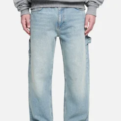 Daule Baggy Workwear Jeans Washed Vintage Blue 8 Daule Baggy Workwear Jeans Washed Vintage Blue -Fashigen Sales PGDR NEVER TOO LATE ECOMMERCE 2 FEMALE BLUE127