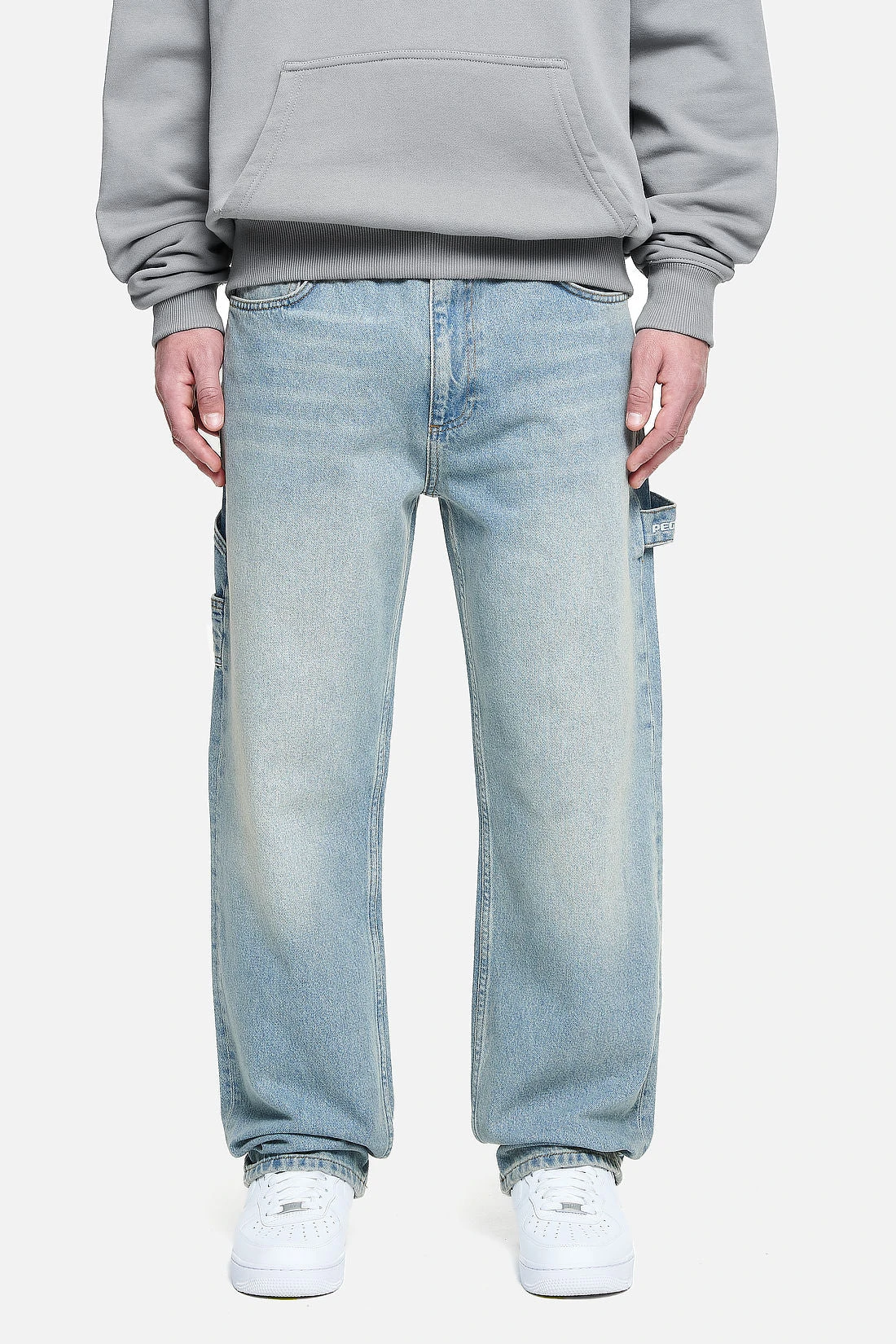 Daule Baggy Workwear Jeans Washed Vintage Blue 3 Daule Baggy Workwear Jeans Washed Vintage Blue - Image 3