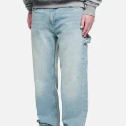 Daule Baggy Workwear Jeans Washed Vintage Blue