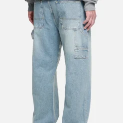 Daule Baggy Workwear Jeans Washed Vintage Blue 9 Daule Baggy Workwear Jeans Washed Vintage Blue -Fashigen Sales PGDR NEVER TOO LATE ECOMMERCE 2 FEMALE BLUE130