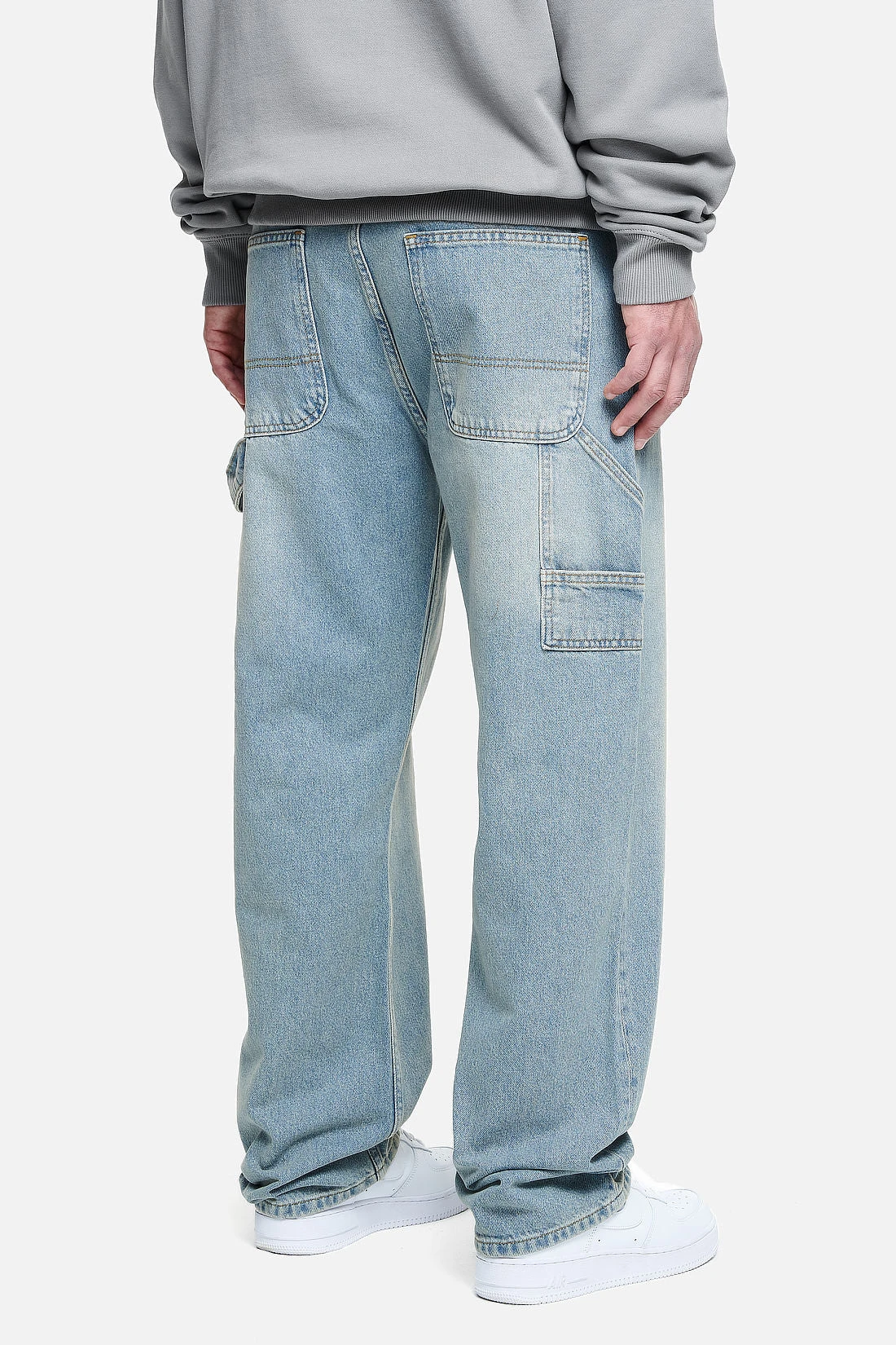 Daule Baggy Workwear Jeans Washed Vintage Blue 4 Daule Baggy Workwear Jeans Washed Vintage Blue - Image 4