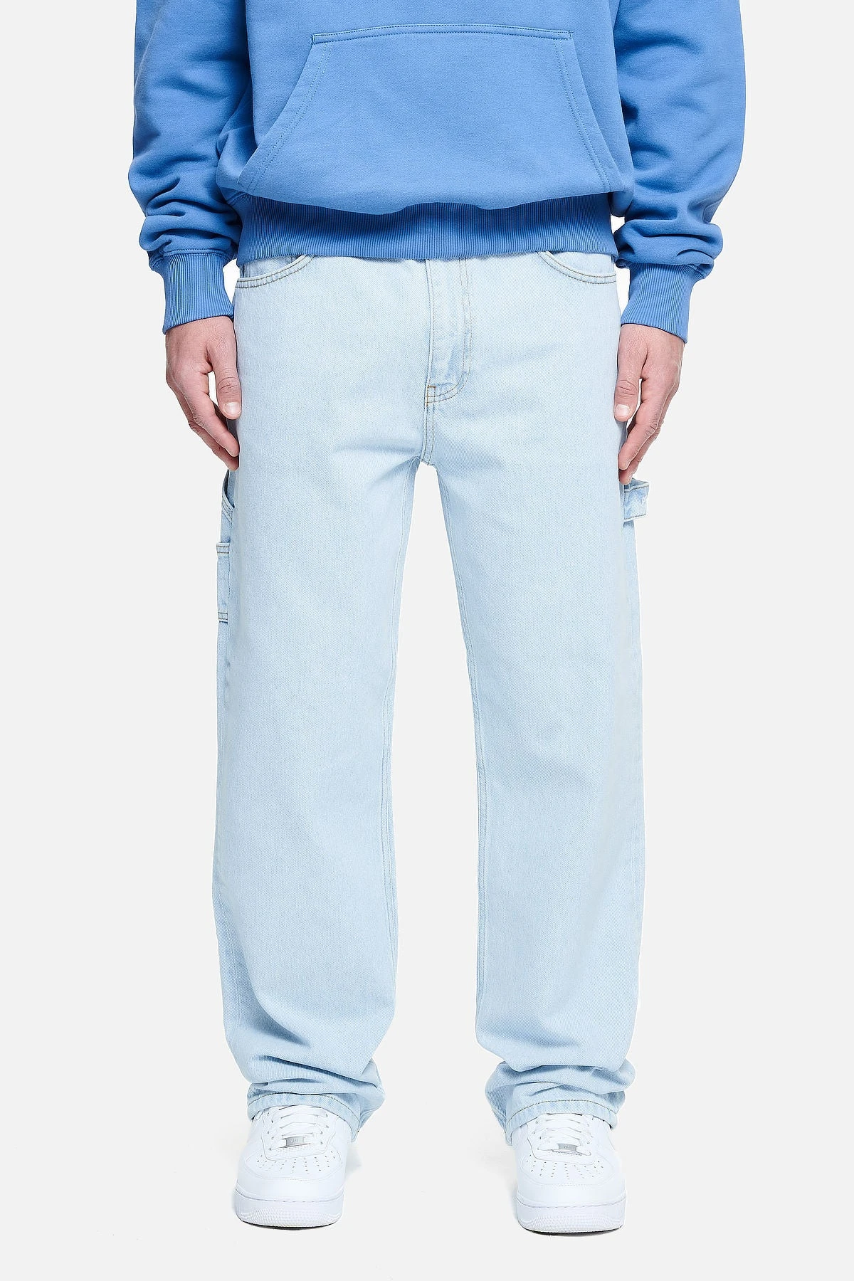 Daule Baggy Workwear Jeans Washed Cold Blue 3 Daule Baggy Workwear Jeans Washed Cold Blue - Image 3