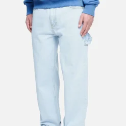 Daule Baggy Workwear Jeans Washed Cold Blue